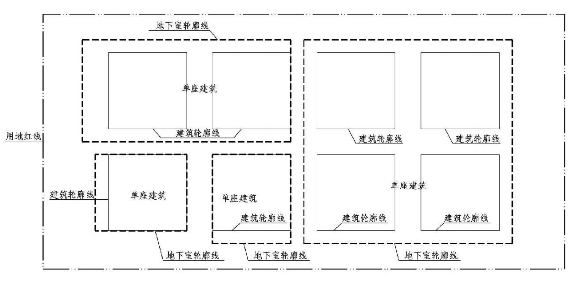 3.3.2图示  单座建筑示意图