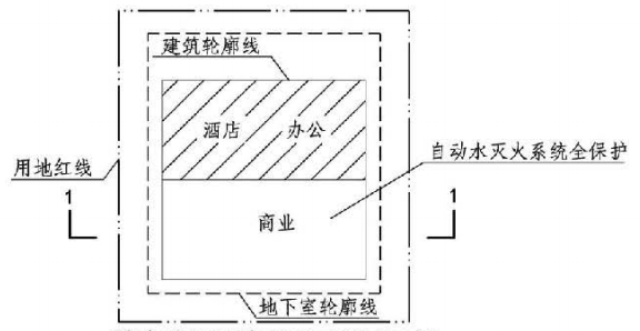 3.5.3图示 消火栓设计流量不可折减示例
